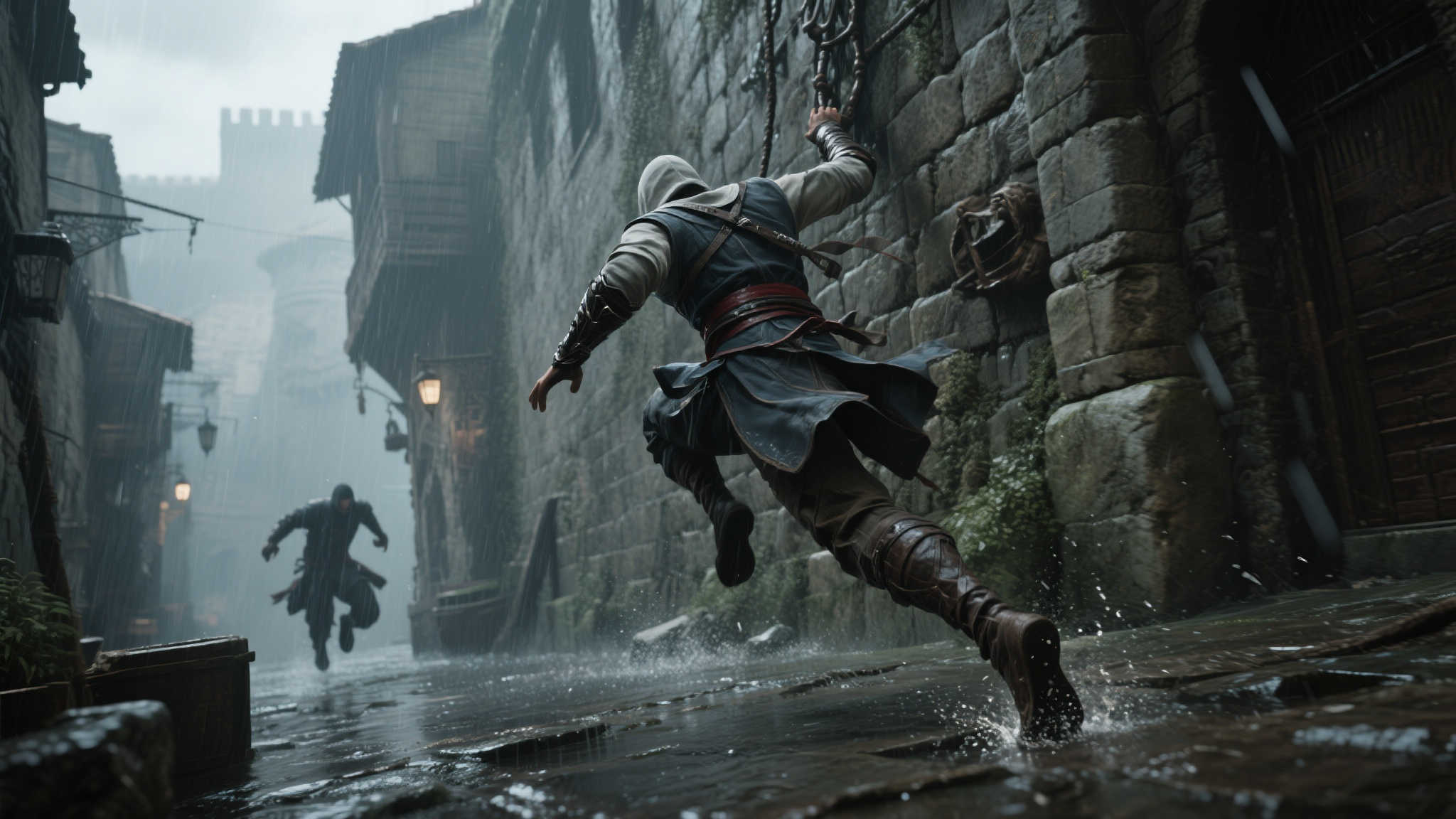 《AC影》5月27日携手《黎明杀机》,跑酷玩法全面革新! 《AC影》一直以其标志性的跑酷玩法闻名,